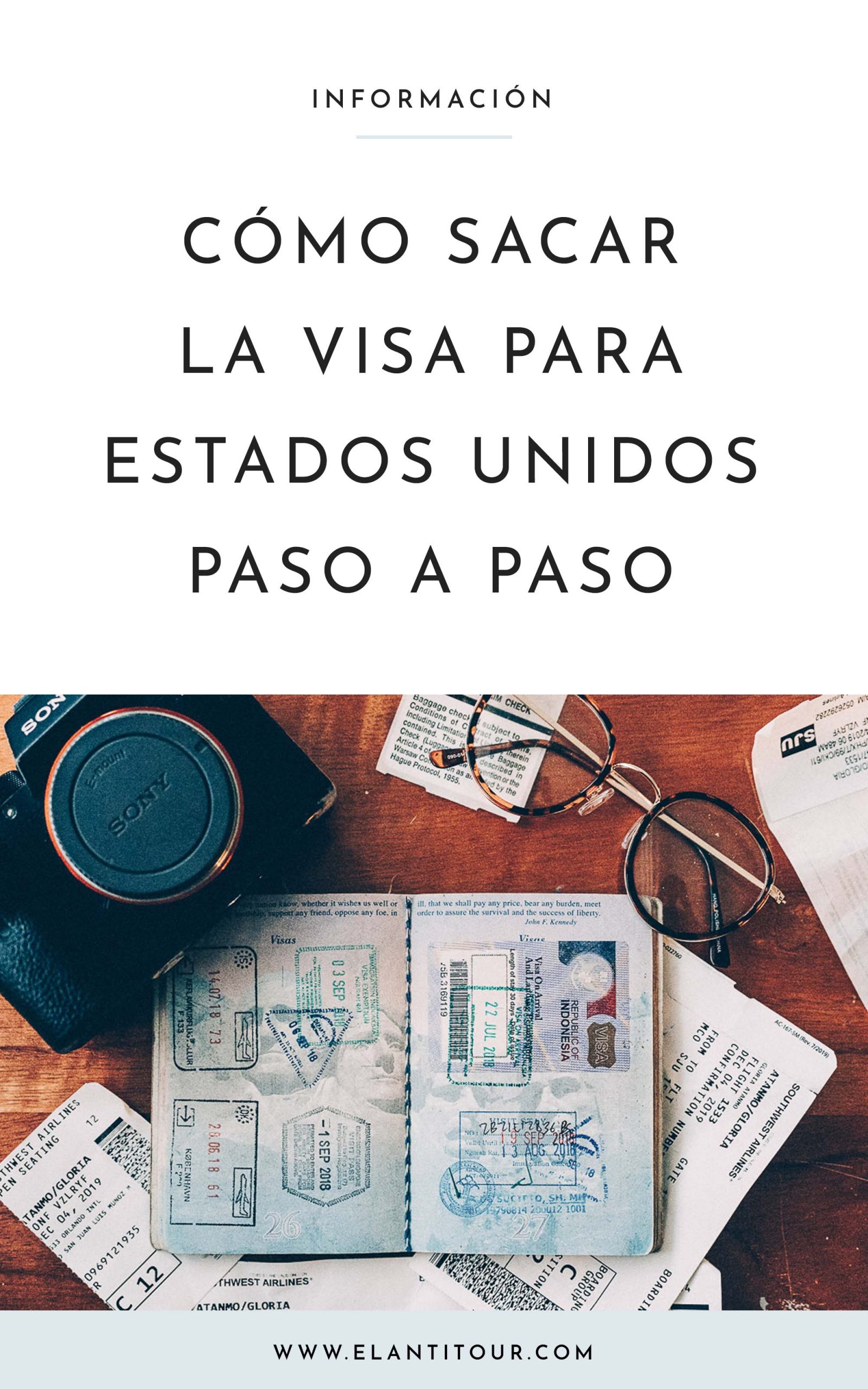 como sacar la visa para eeuu