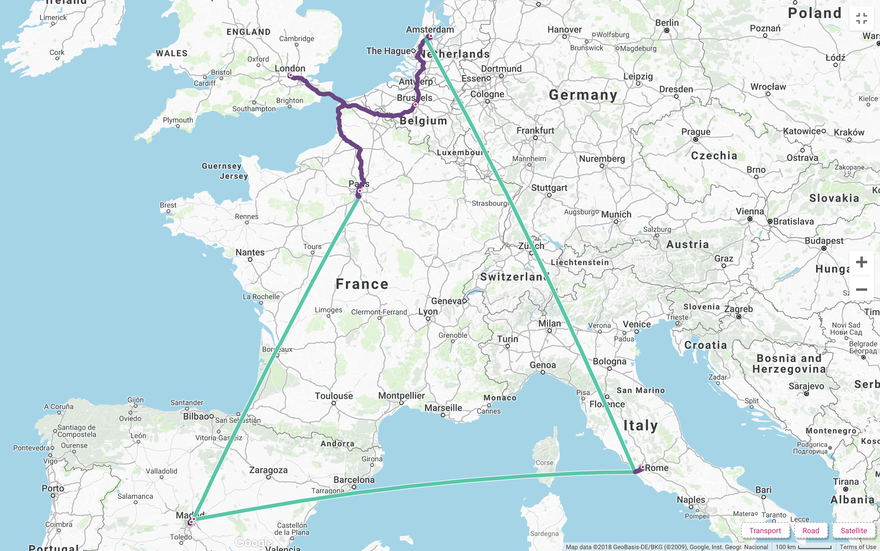 itinerarios para recorrer europa en 20 dias
