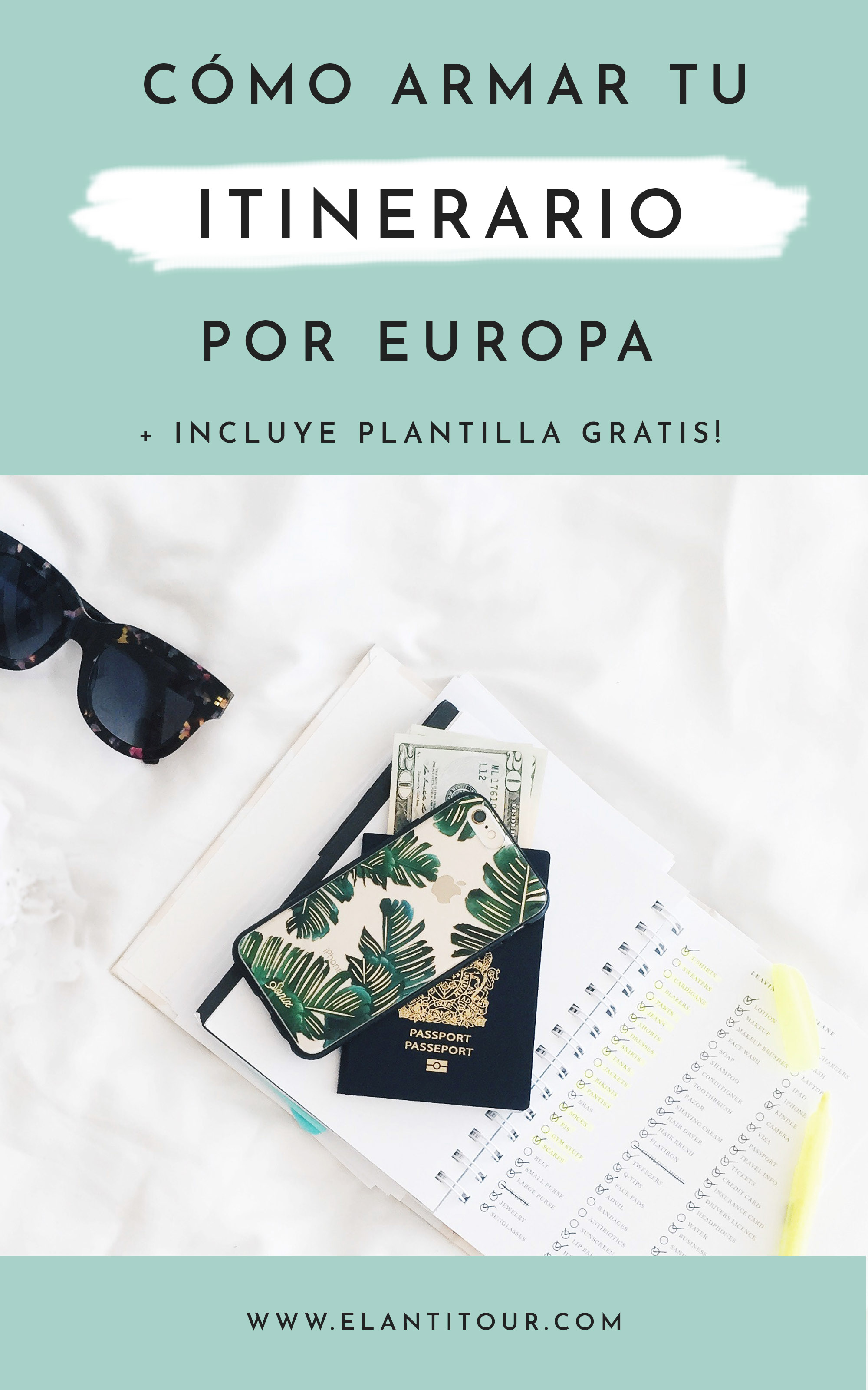 itinerario de viaje a europa