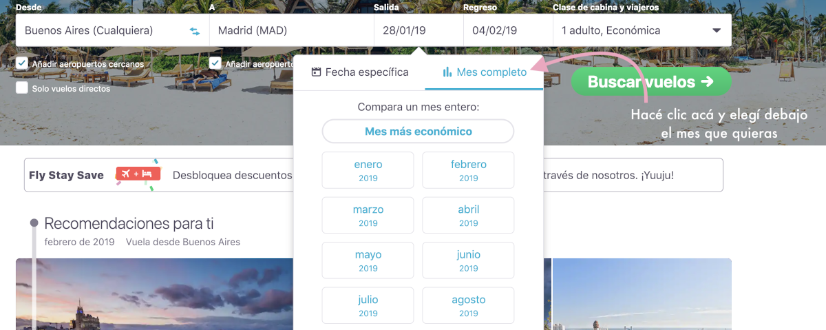 como encontrar vuelos baratos