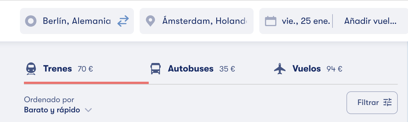 como viajar en tren por europa