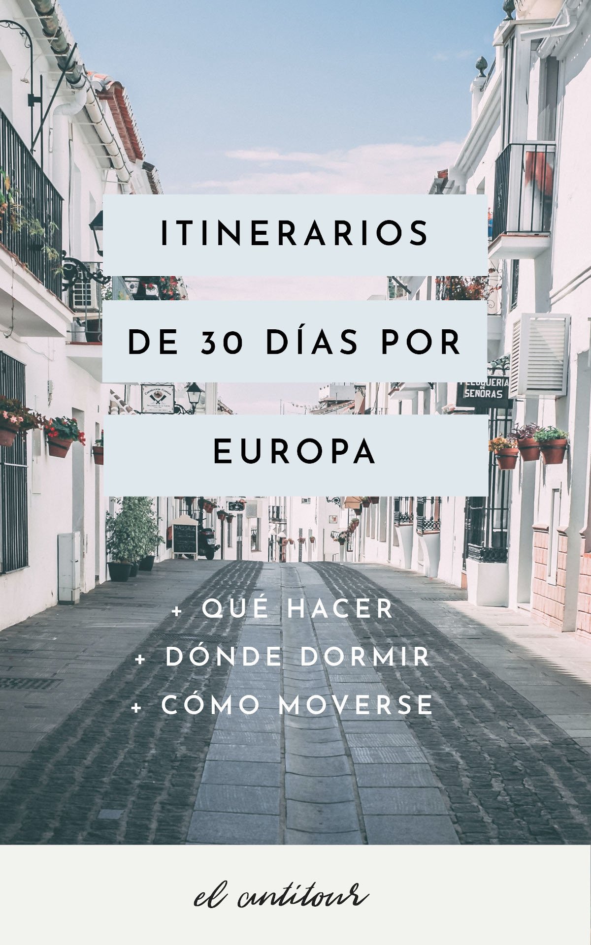 Itinerarios para recorrer europa en 30 dias
