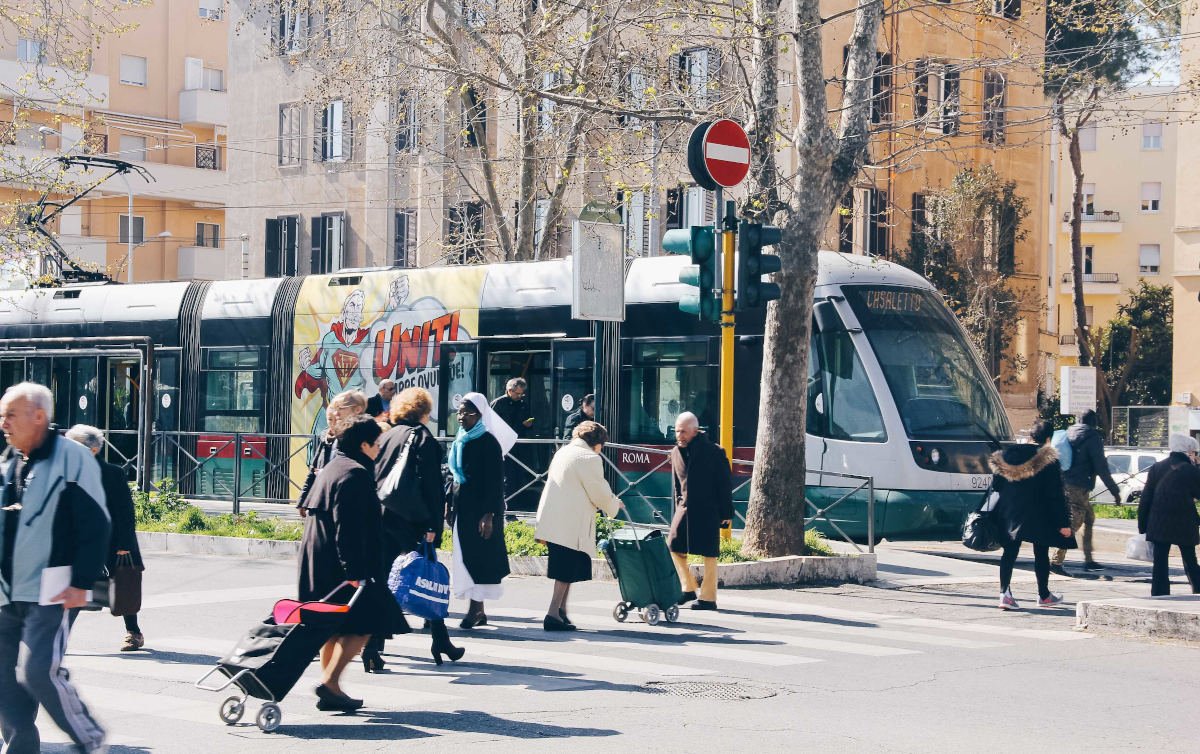 Como moverse en Roma