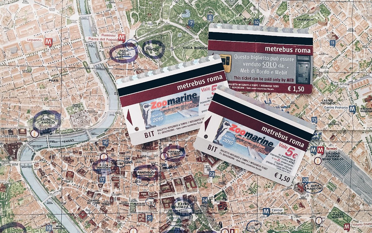 Como moverse en Roma