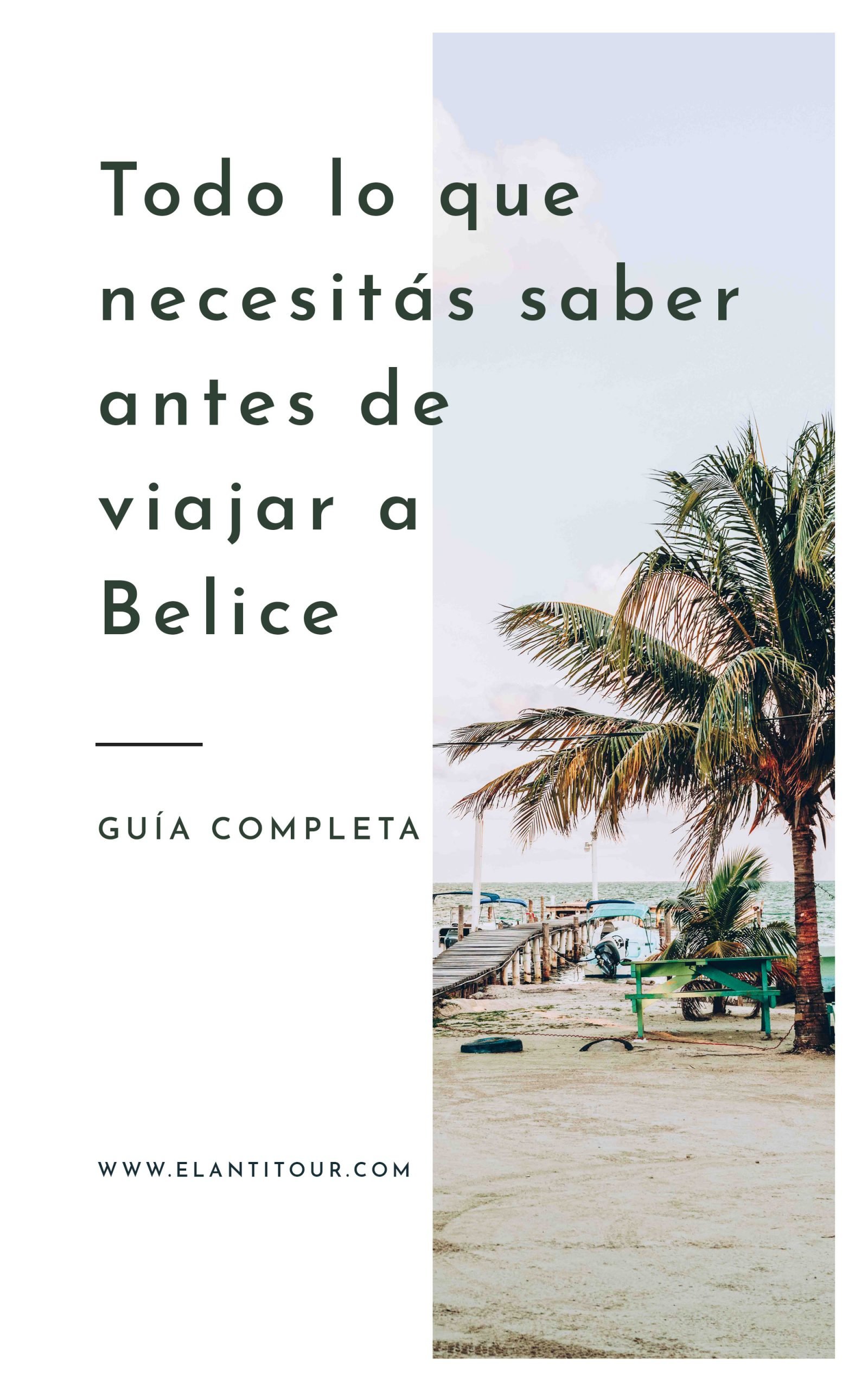 viajar a belice