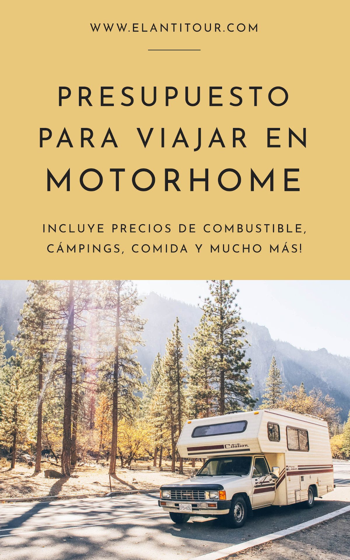 cuánto cuesta viajar en motorhome