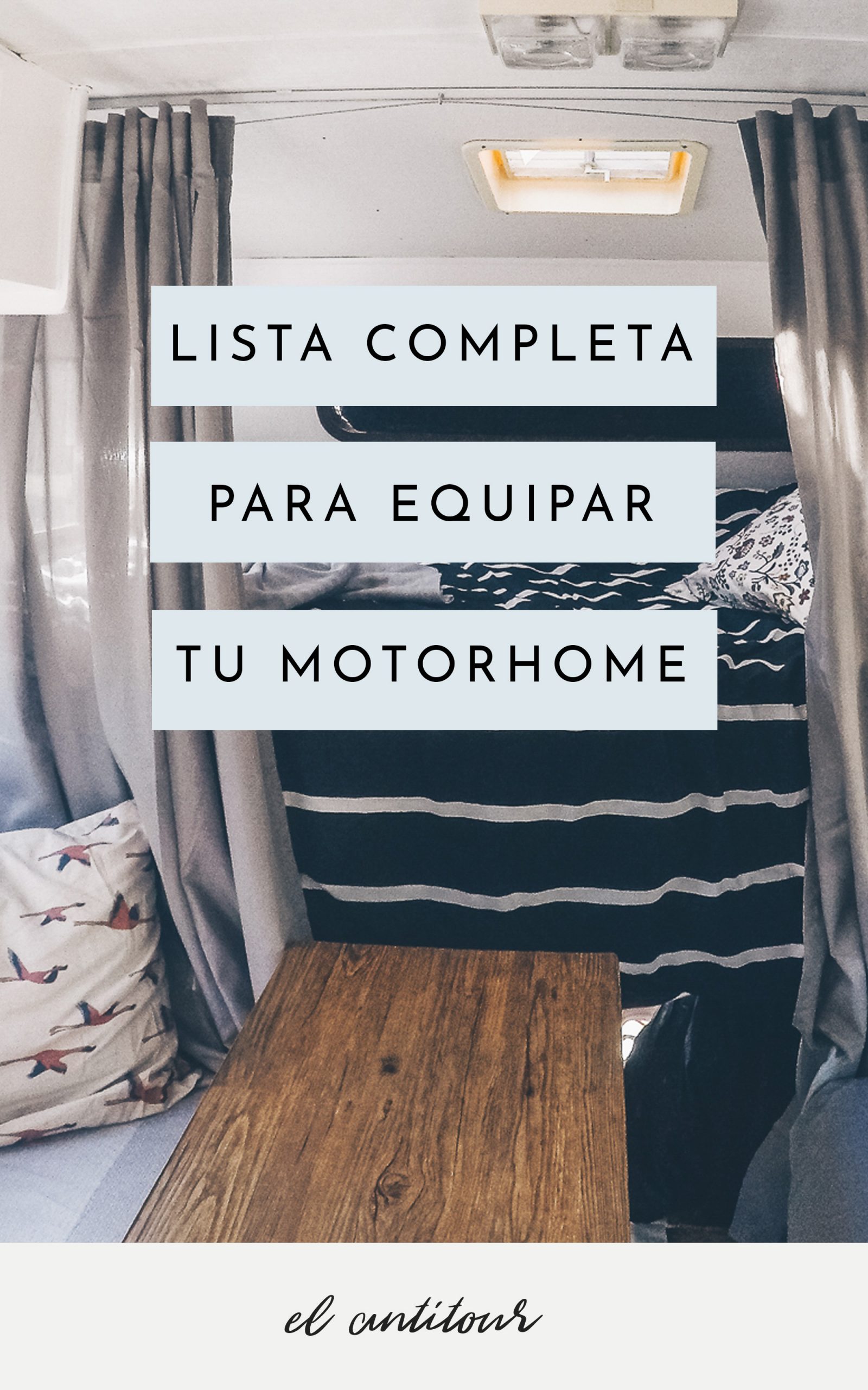 equipamiento para motorhome