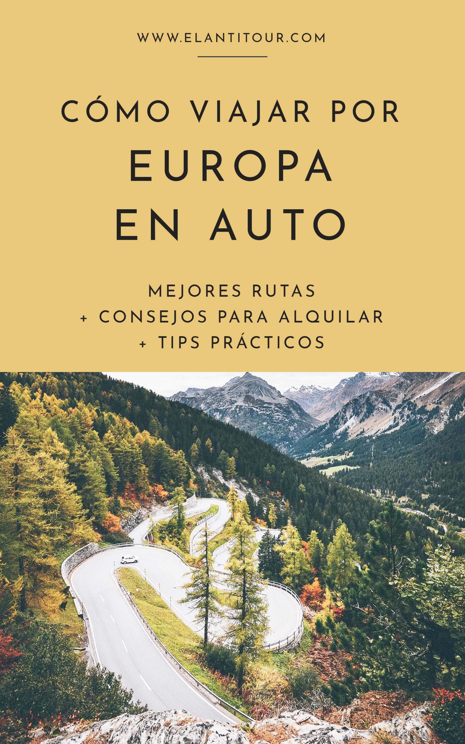 alquilar un auto en europa